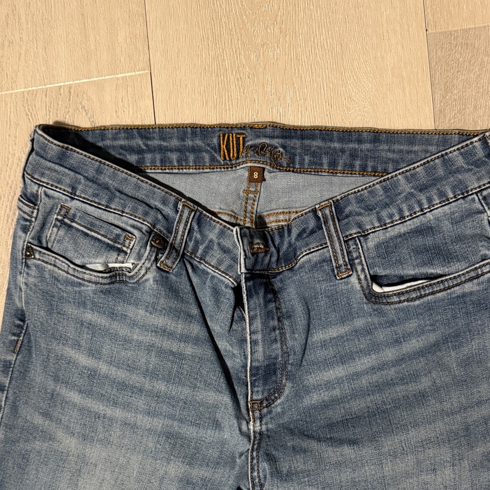Kut from the Kloth Men's Straight Blue Jeans - Picture 2 of 6